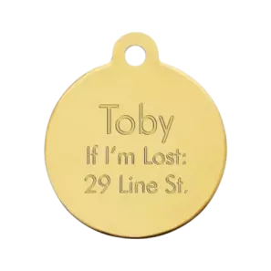 Dog tag brass shop