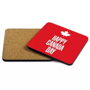 Happy Canada Day single coaster Things Engraved