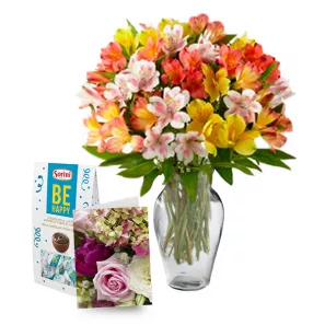 50 Blooms of Alstroemeria II order at Burkitt's Floral