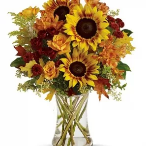 Artful Autumn order at Burkitt's Floral