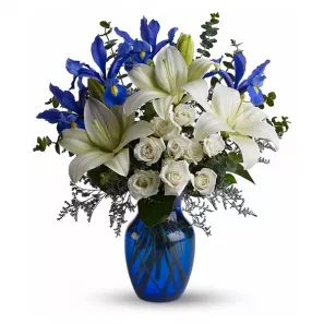 Blue Horizons order at Burkitt's Floral