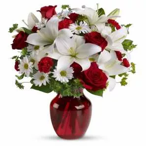 Christmas Bestseller Bouquet order at Burkitt's Floral