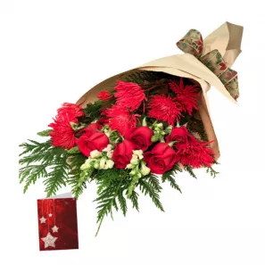 Christmas Florist's Choice IV order at Burkitt's Floral