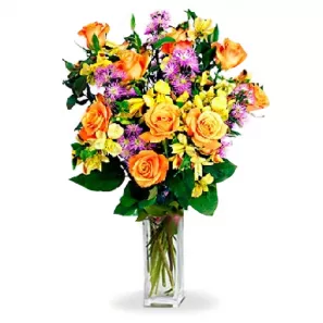 Feeling Peachy order at Burkitt's Floral