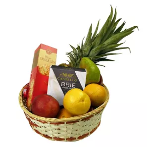 Fruit and Cheese Delight order at Burkitt's Floral