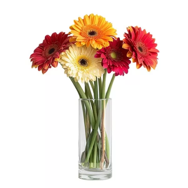 Carolines Treasures 6069CARC Flower - Gerber Daisies Set of 2 Cup Holder  Car Coasters , Large, multicolor 