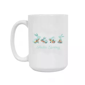 Hello Spring Ceramic Mug 15oz order at Burkitt's Floral