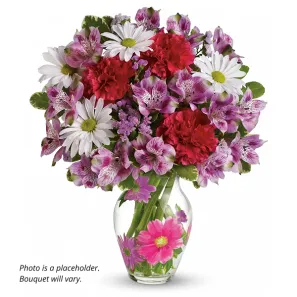 Mother's Day Florist Choice Vase Arrangement I order at Burkitt's Floral