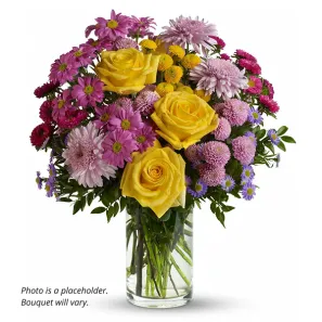 Mother's Day Florist Choice Vase Arrangement II order at Burkitt's Floral