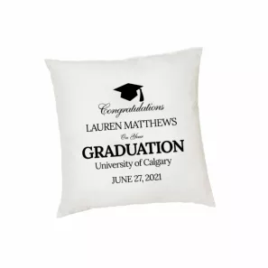 Personalized Cushion Cover for Any Occasion order at Abby's Flowers Plus