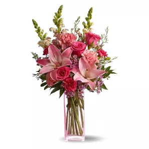Pink Wink order at Burkitt's Floral