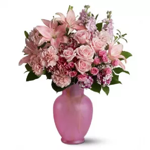Poetry in Pink order at Burkitt's Floral