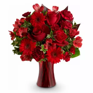 Red Rhapsody order at Burkitt's Floral