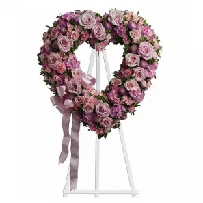 Rose Garden Heart order at Burkitt's Floral