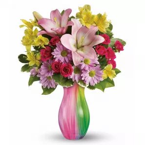 Shades of Spring order at Burkitt's Floral