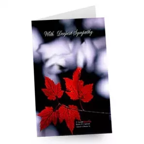 Full Size Sympathy Card