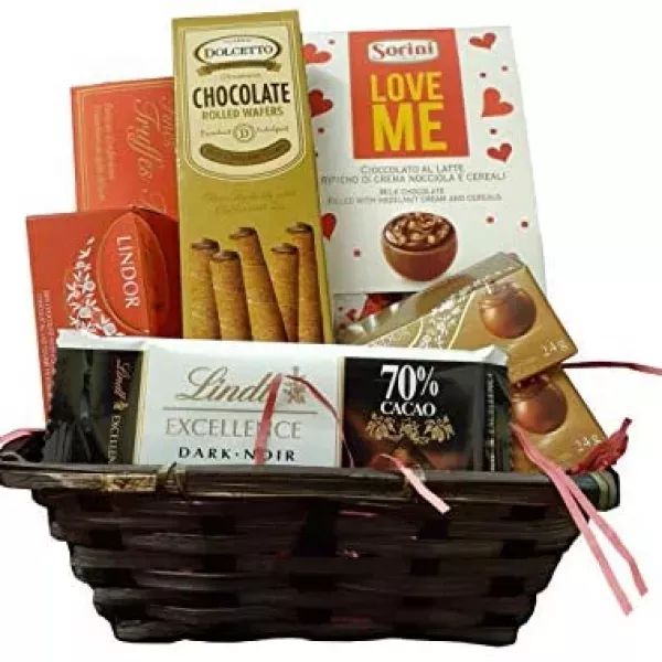 CHOCOLATS LOUIS - Bouquet de Chocolat a Offrir - Panier Gourmand - 285 g -  Chocolat Français et Artisanal - Coffret Cadeau Anniversaire : :  Epicerie
