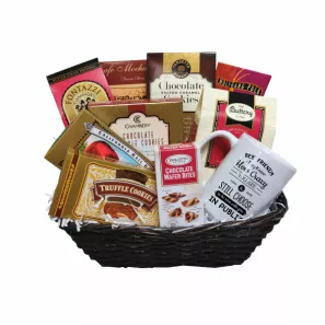 Thinking of You Little Book of Comfort Gourmet Gift Basket