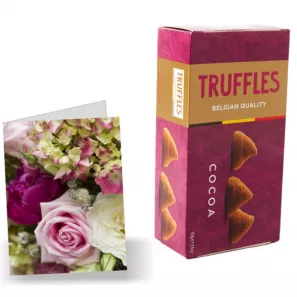 Truffles & Card order at Burkitt's Floral